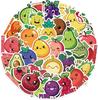 Cartoon Obst Aufkleber 50 Stück Niedliche Gemüse Aufkleber Vinyl Decals Geschenke für Kinder Laptop Wasserflasche Goodie Bag Sachen Belohnungen