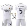 Real Madrid Bellingham Kids Football Jersey Set White