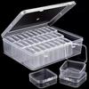 30pcs Durable Plastic Jewelry Storage Box with Multiple Compartments & Small Containers - Contemporary Bead & Earring Suitable for DIY Jewelry Making