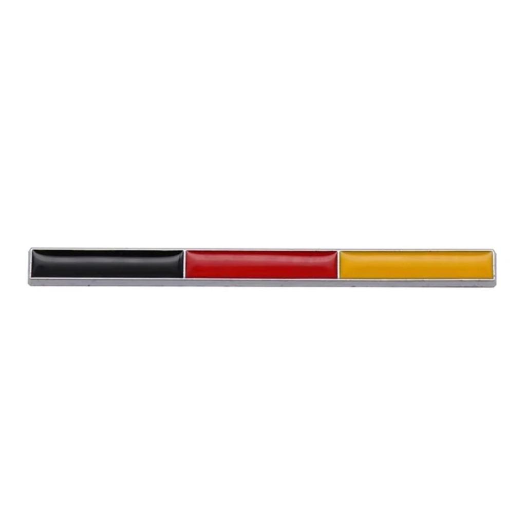 Adesivo Distintivo Bandiera Tricolore Germania Francia Italia Svezia in Metallo 3D Parafango Laterale Bagagliaio Posteriore Emblema Decalcomania
