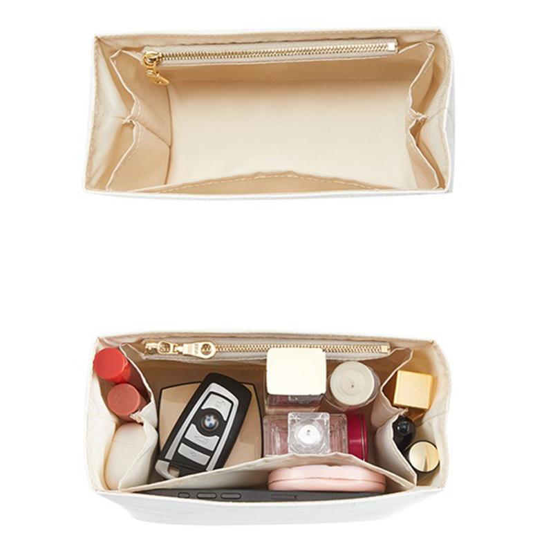 EverToner For L Dopp Kit Insert Organizer Dupont Paper Makeup Pouch Lightweight Bag Modification Accessory