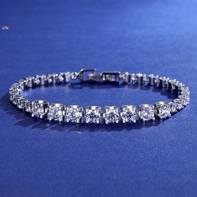 S925 Sterling Silver Bull Head Bracelet for Women Korean Style Fashionable Full Diamond Bracelet