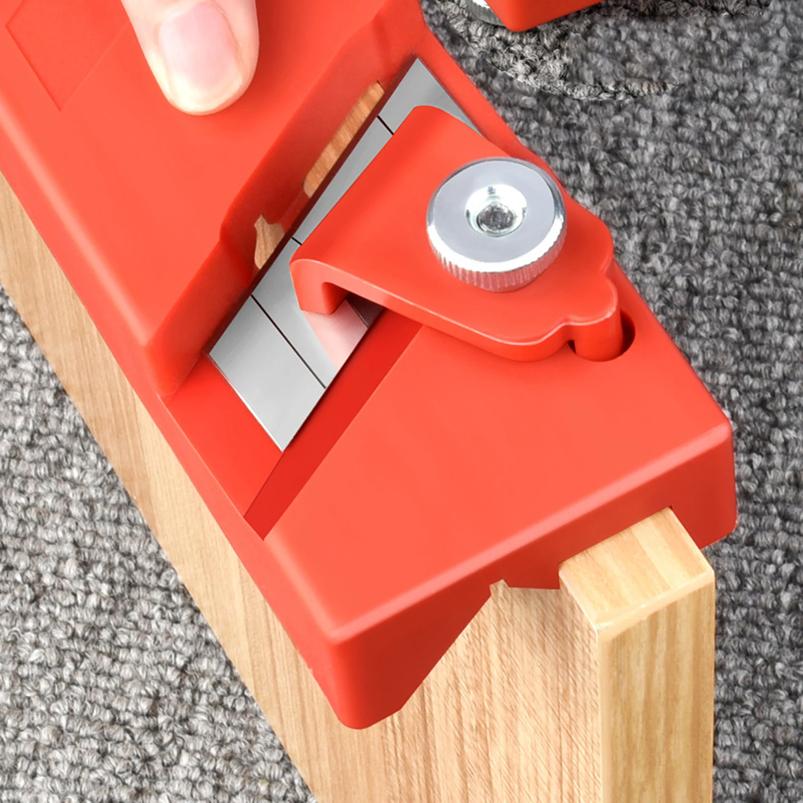 ABS Plasterboard Chamfering Planer Wood Edges Trimming Tool Tilt 45° Oblique Angle Ceiling Decorative Planer for Acoustic Panel