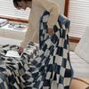 Muji Checkerboard Viscose Blanket