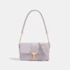 Peach Oolong Mint Green French-style Underarm Bag 2024 New Women's Quilted Small-style Square Bag Single Shoulder Crossbody Bag