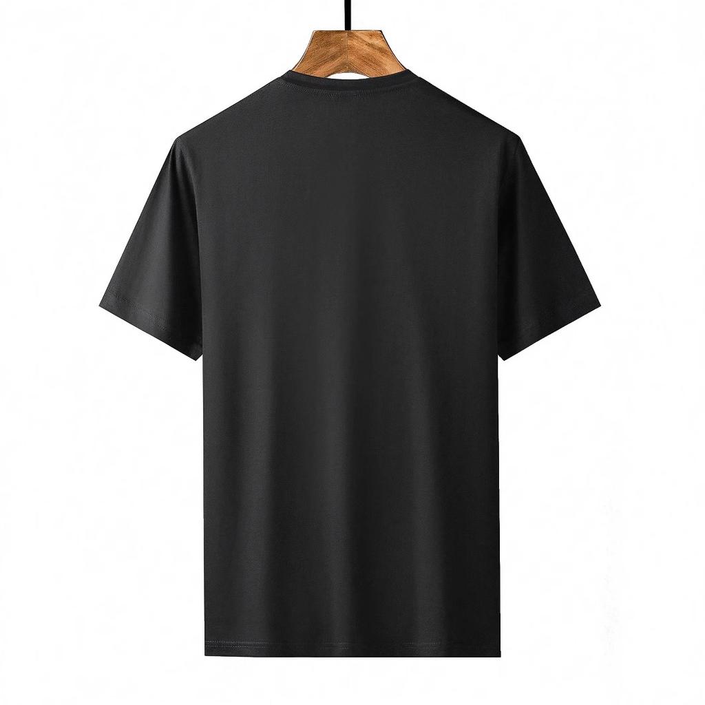 Herren Kurzarm T-Shirt mit geometrischem Landschaftsmusterdruck