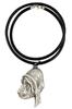 Bloodhound, St. Hubert Hound, Sleuth-hound - Necklace with Dog, Silver-plated Pendant for Dog Fan, Unique Jewelry by Brand