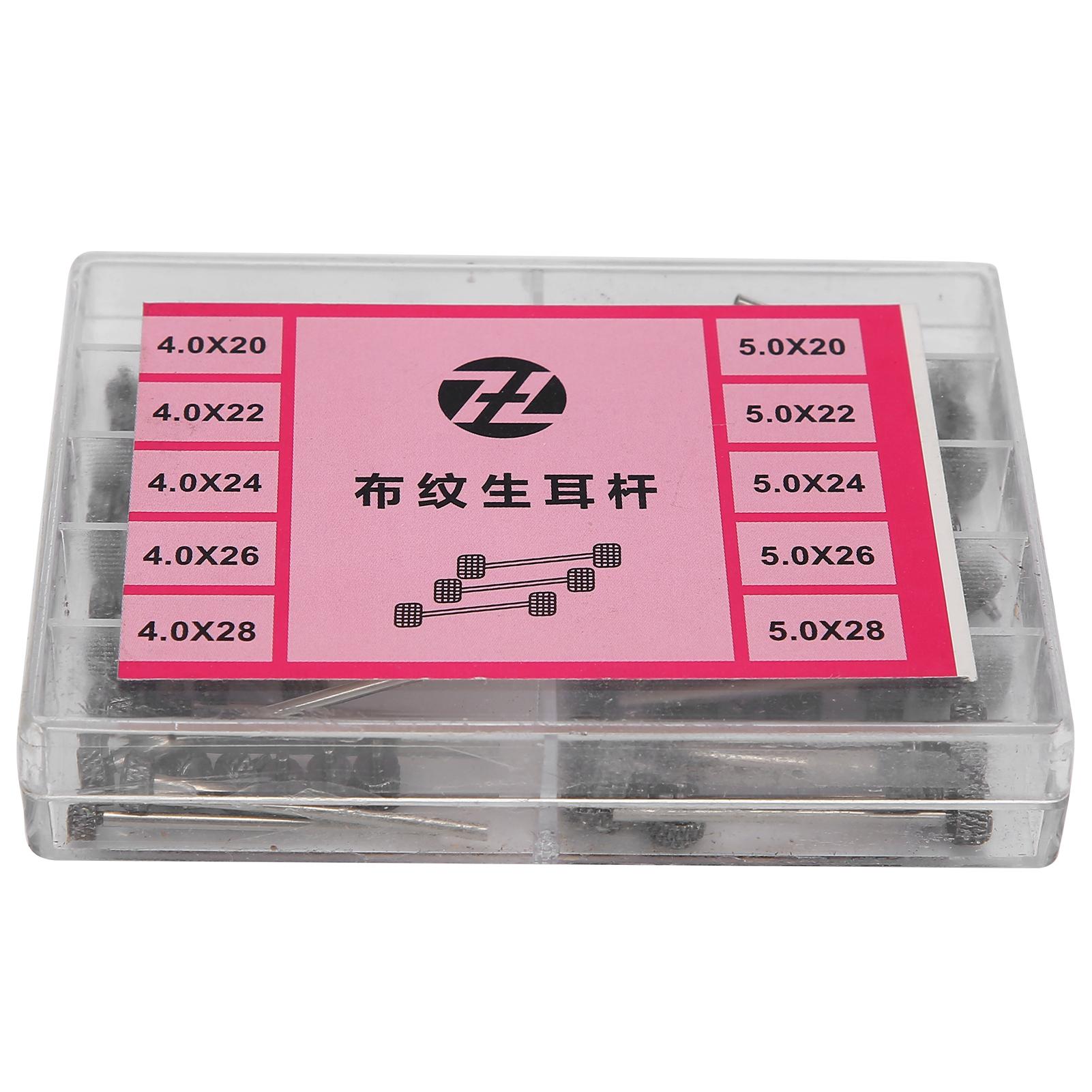 

AllSteel Linen Finish Watch Band Spring Bars Link Pins Watch Repair Kit for Watchmaker