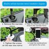 robusts Bike Phone Support 360 Roatation Phone Rack Easy Installation Clamp Tool frees Bike Attachments Simple Installation
