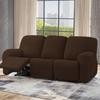 Elastic Waterproof Milk Silk Recliner Sofa Cover - Universal Fit