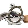 Halloween Vintage Skelett Rahmen Statue Spiegelrahmen Dekorative Harz Skelett Fotorahmen Figur Bücherregal Display