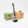1:12 Miniature Dollhouse Guitar, Ukulele & Plectrum Storage Box