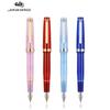 Jinhao 82 DIY Transparency Fountain Pen Acrylic Ink Spin Golden EF/F Nib Elegante Business Office School Supplies Writing Pen