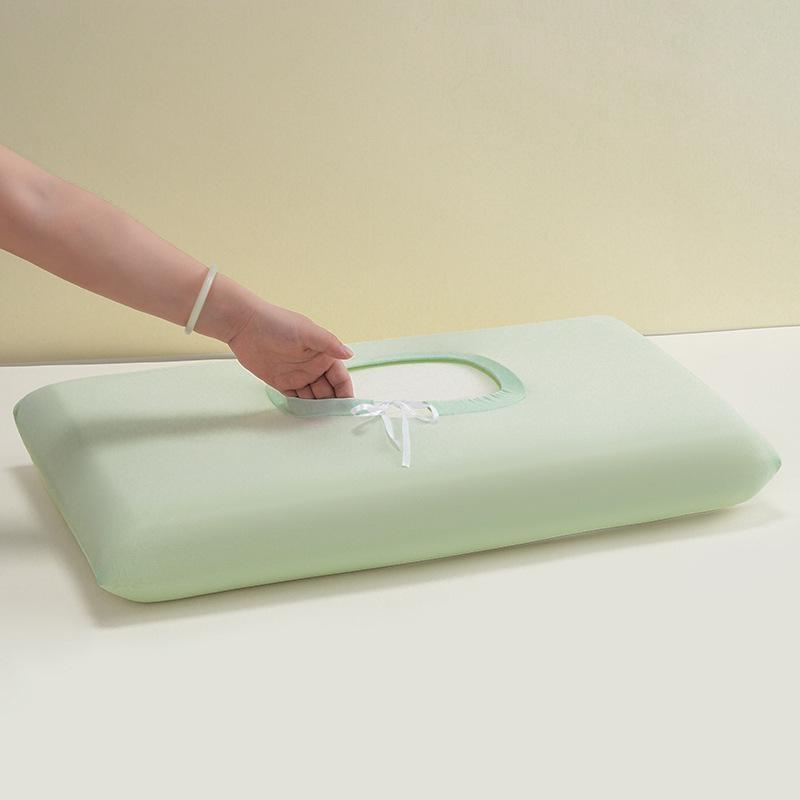 Summer Cooling Ice Silk Pillowcase Washable Breathable Air Conditioning Pillow Cover for Home Hotel Bedding Decor