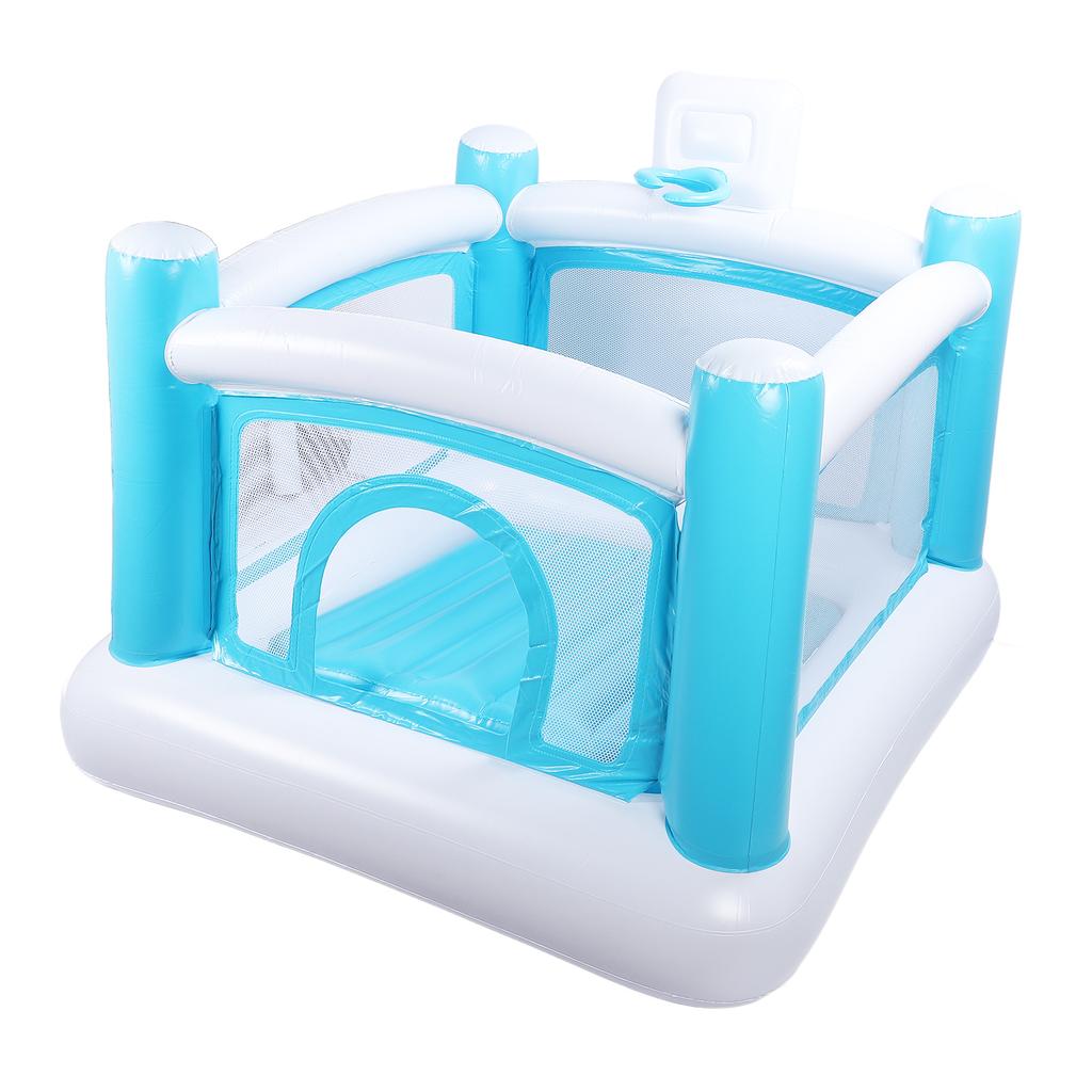Bounce House Thickened PVC Inflatable Bouncy Castle with Detachable Mat for Indoor Outdoor