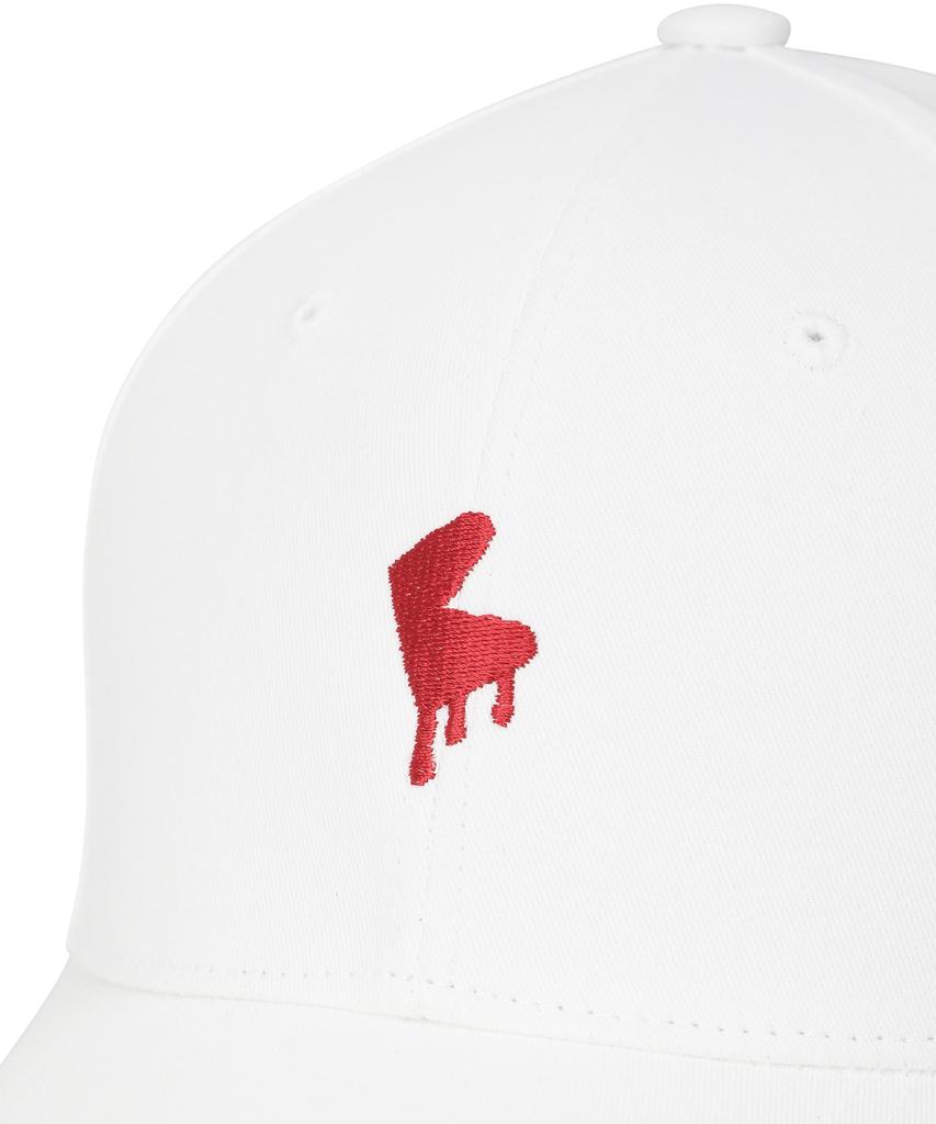 BLOW Flowing Logo Ball Cap - White