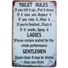Modern Metal Wall Art Poster Tin Sign Plaque