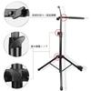 PBOHUZ Cello Stand, Sturdy, Foldable, Adjustable Height, 74-120cm, for Stringed Instruments, with Hook, Durable Tripod Support, Suitable for All Types