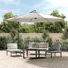 VidaXL Cantilever Garden Parasol, Patio Sunshade, Sun Shelter, Hanging Parasol with Crank Terrace 42199