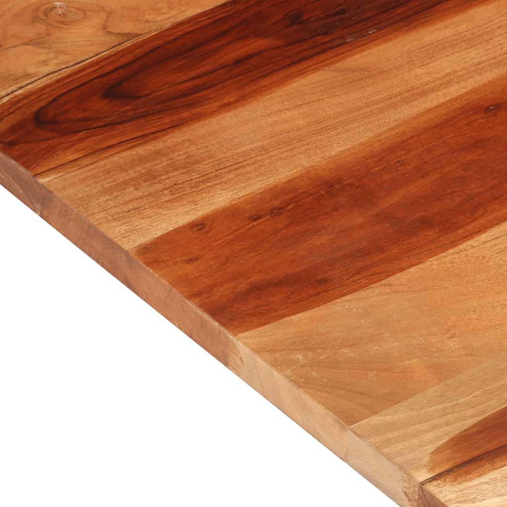 Solid Wood Table Top 140 x 60 x (2.5 2.7) cm Acacia
