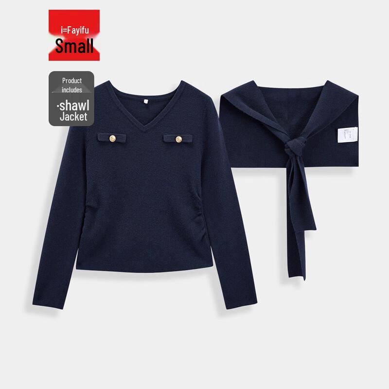 

IEF Petite Korean Style Casual Knit Top XS