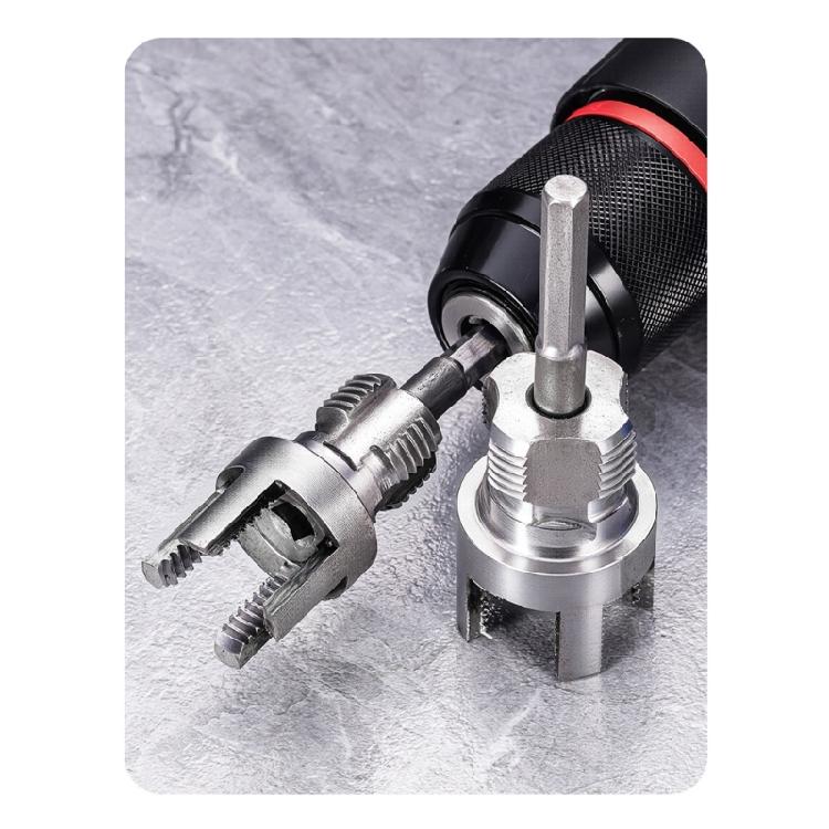 Portable Pipes Threading Tool Set With Ergonomic Hex Handle Plumbing Threading Equipment For DIY And Professional Use