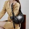 Spring and Summer New Leather Niche Design Crescent Moon Bag, Armpit Bag, High-end Crescent Bag, Commuter Shoulder Messenger Women's Bag