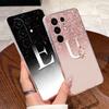 Anti-scratch Case For Tecno Camon 50 Pro 4G Jelly Clear TPU Soft Casing Fashion Lucky Initial Letter With Flower Couple Shell