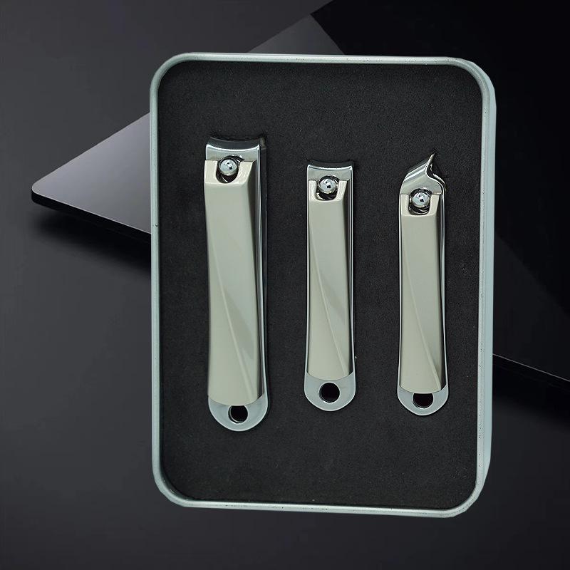 Luxury Stainless Steel Nail Clippers Set for Manicure & Pedicure with Portable Gift Box