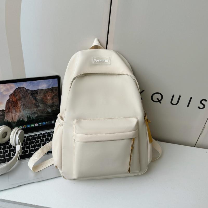 

Рюкзак для девочек, симпатичные школьные сумки для студентов-подростков, карманы для девочек, женский рюкзак для ноутбука Harajuku бежевый