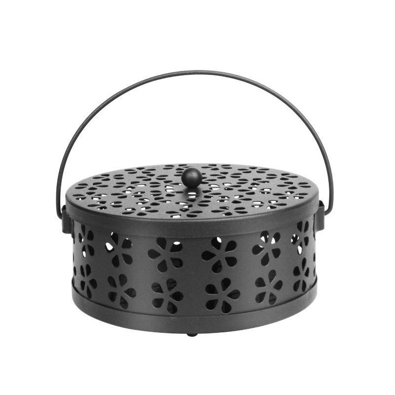 Portable Mosquito Coil Tray Holder Home Insect Repellent Anti-fire Sandalwood Incense Burner Box Anti-Mosquito Supplies 1PC