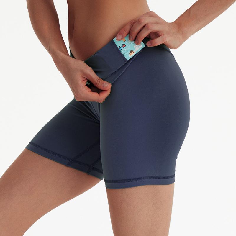 Women's High-Waist Quick-Dry Yoga Shorts - Breathable, Nude Feel, Perfect for Spring/Summer Fitness Activities
