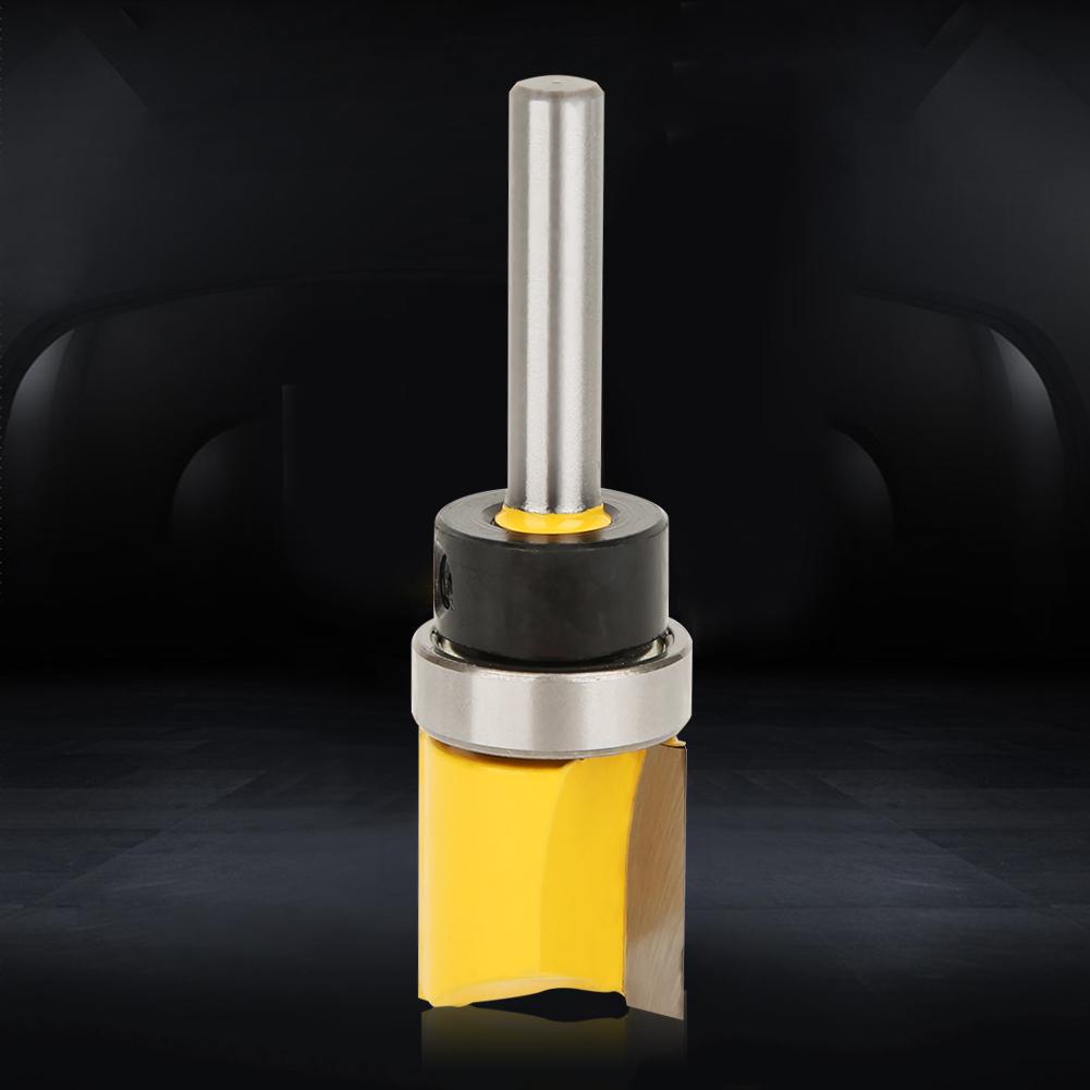 T-Shank Flush Wood Router Bit 1Celsius4in Shank for Trimming