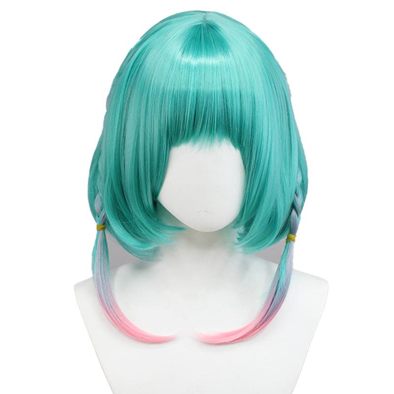

Carnival wig, Yao cos wig One Size цвет морской волны