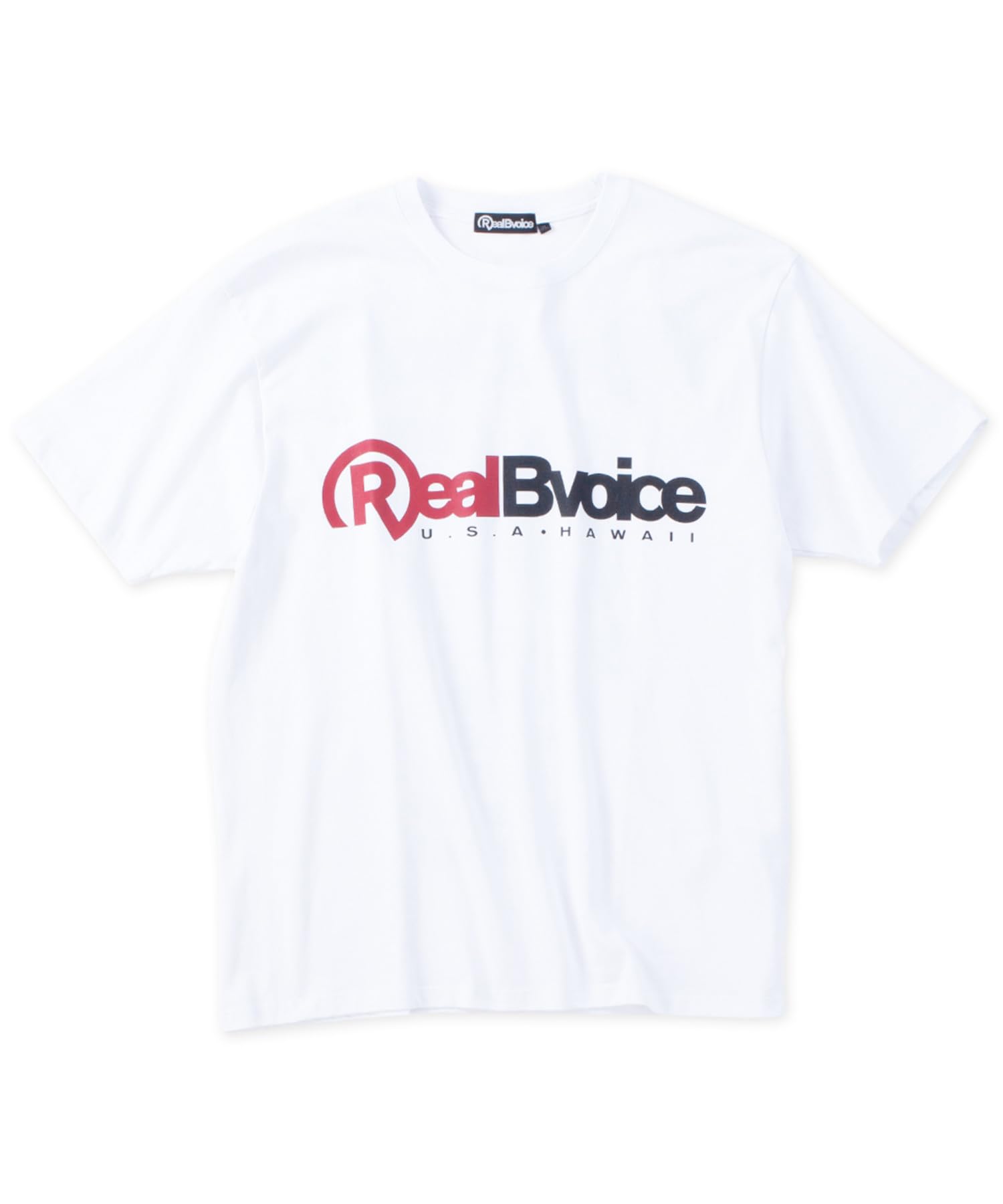 

Bee Streetwear Large Size Tenjiku Short Sleeve White [Real Voice] T-Shirt Men s білий