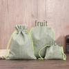 Imitation Linen Drawstring Pouch: Jewelry Storage & Christmas Gift Sachet