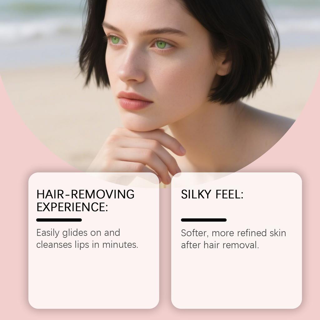 Softening Hair Removal Suit, Gentle Lip Hair Removal, Acial Hair Removal, Facial Hair Removal  Soothing And Gentle