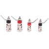 2Pcs Nickel Plated 2Mm/4Mm L Banana Audio Plug Jack Socket Connector Amplifier Terminal Spring Loaded Binding Post
