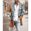 Spring New Men's Pocket Versatile Daily Retro Stand Up Collar Medium Long Woolen Coat Men's Casual Coat Men's Clothing