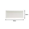 NARUMI Pro Style White Plate, 35cm, 50131-5710
