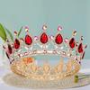 Queen Alloy Full Circle Crown Decoration Accessories Adult Wedding Hair Crown Children's Rhinestone Tiara Crown