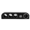 120W 4 Way Socket Car Cigarette Lighter Splitter