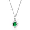 Wish hot sale colored treasure sunflower pendant flash high carbon diamond necklace exaggerated heavy industry stud earrings ring set