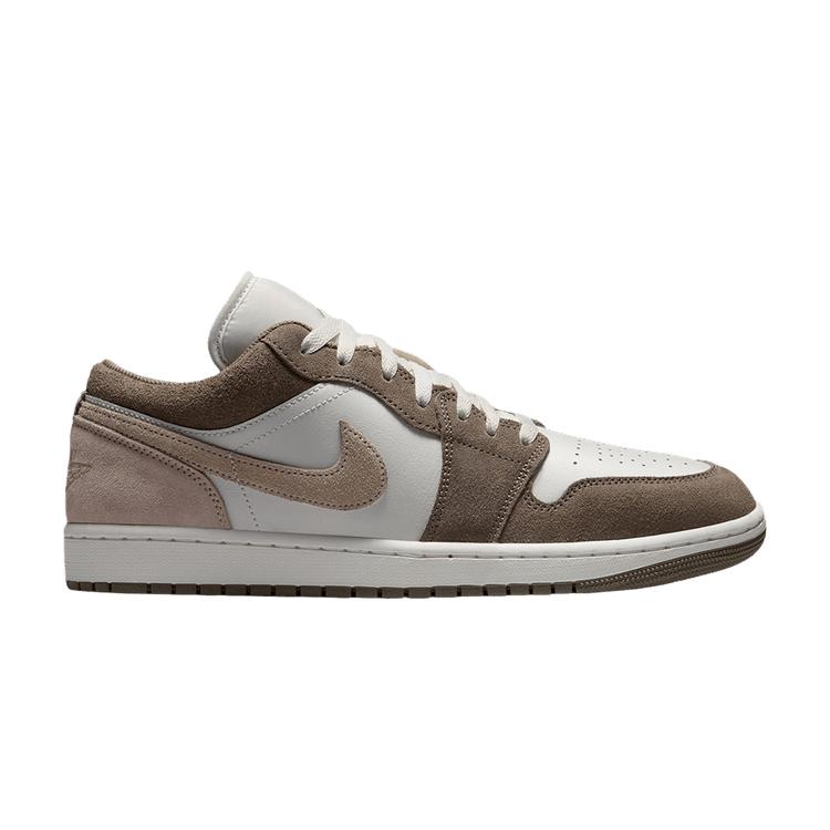 

Air Jordan 1 Low Olive Grey Unisex Sneakers White Pale-Ivory 553558-046 44.5