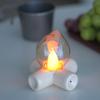 1Pcs Fire Table Lamp Atmosphere Bedroom Bar Decoration Creative Birthday Gift Tabletop Ornament Cute Safety Material