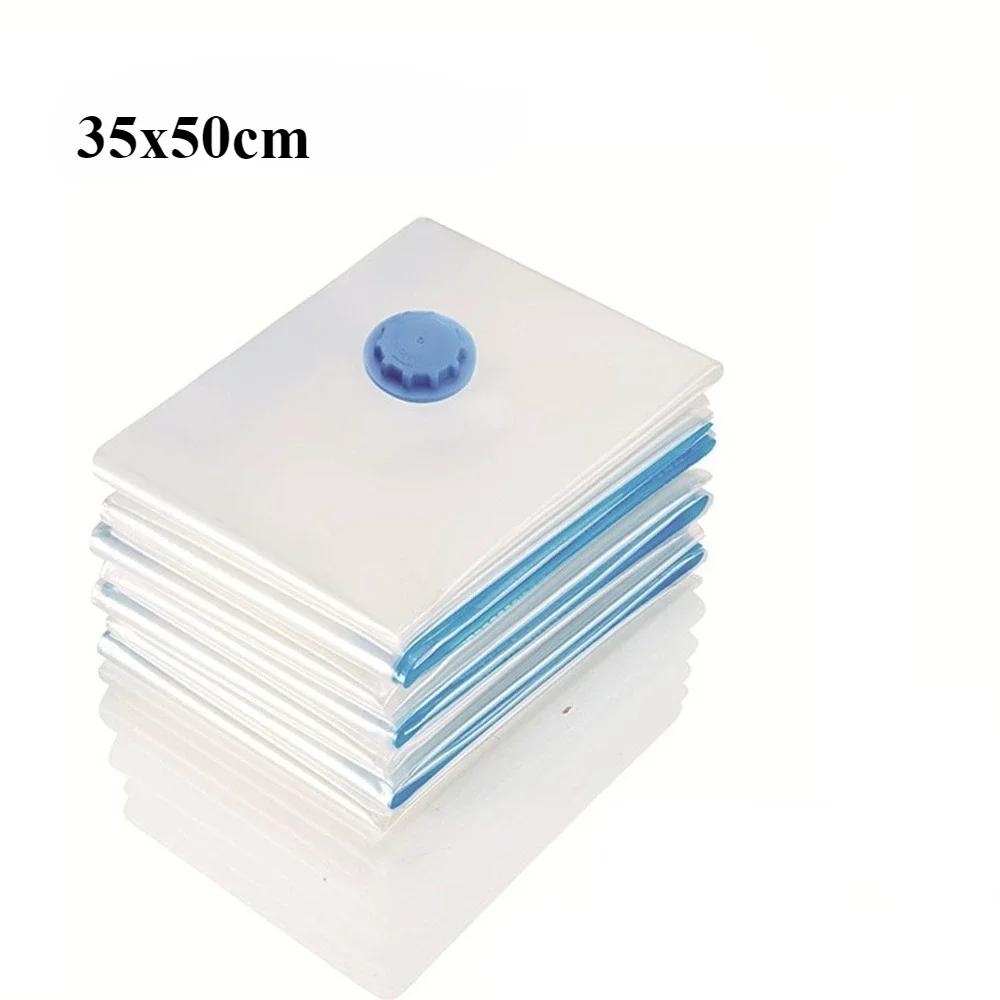 Clothes Vacuum Storage Bag Valves Transparent Edge Folding Organizer Organizers Home Organization Bags for Women Garden Makeup
