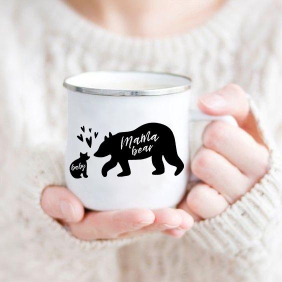 Mothers Day Gift for Mom Mommy Birthday Gifts Best Mom Ever Mug Mommy Coffee Mugs Mother Drink Cup Tea Enamel Cups