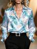 Women's Spring and Autumn Elegant Women's Shirt with Long Sleeves, a Suitable for Dates and Gatherings