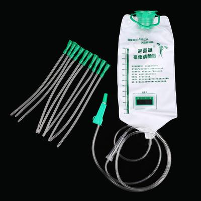 1.2L Home Enema Colonic Irrigation Kit Reusable Bag  For Health With 10Pcs Tube