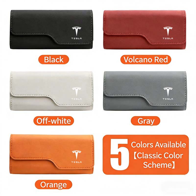 AMU1 Tesla Model Y Juniper Tesla Model 3 S X Highland Body Kit interior Accessories Car Sunglasses Glasses Holder Glasses Case Clip